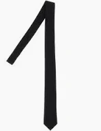 Cà vạt lụa Saint Laurent nam đen